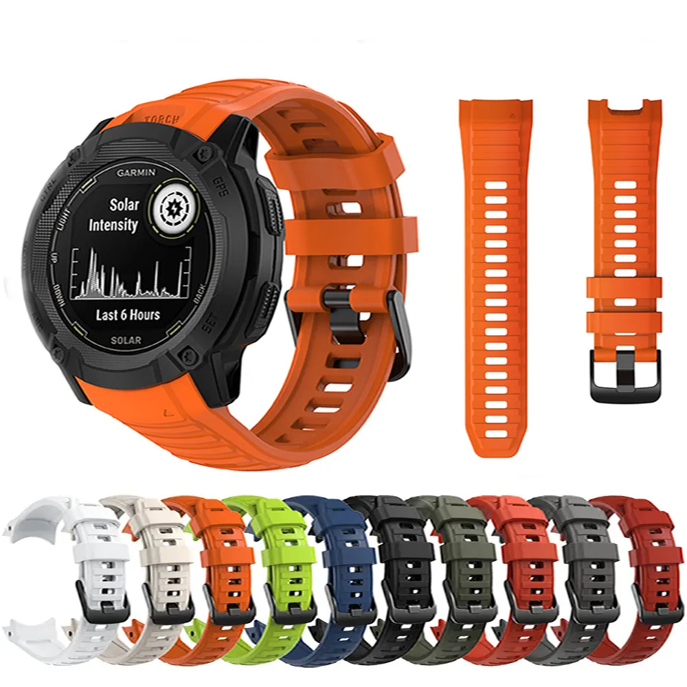 

Silicone Official Band For Garmin Instinct 2X Strap Wristband QuickFit 26mm Bracelet Belt Instinct 2X Smart Watch Easyfit Correa