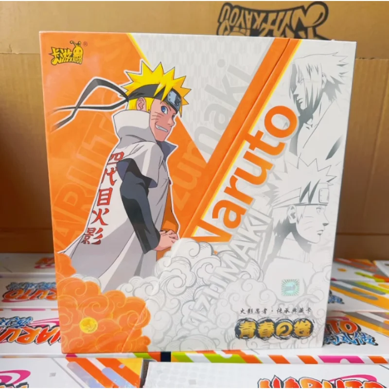 

Kayou Naruto Card Volume of Youth Gift Box SCR BP CR Medal Ninja Japen Anime Game Limited Collection Toy Gift Falsh Game Rare