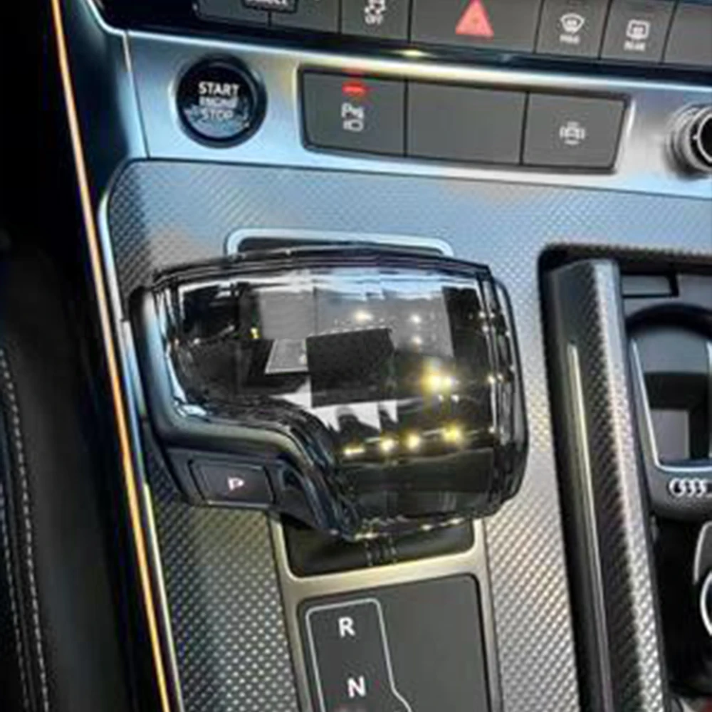 

For Audi A6L RS6 A7 RS7 S6 S7 A8 S8 Q7 2019-2022 Car Crystal Gear Knob Decorative Cover Gear Head Modification Accessories