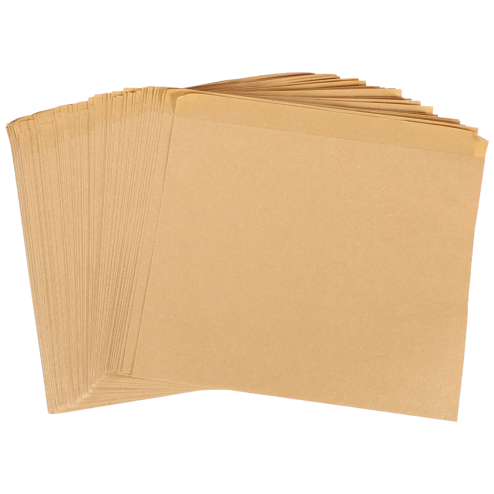 

100 Pcs Decorative Bag Paper Snack Bags Bread Oil Proof Square Popcorn Food Child Pancake