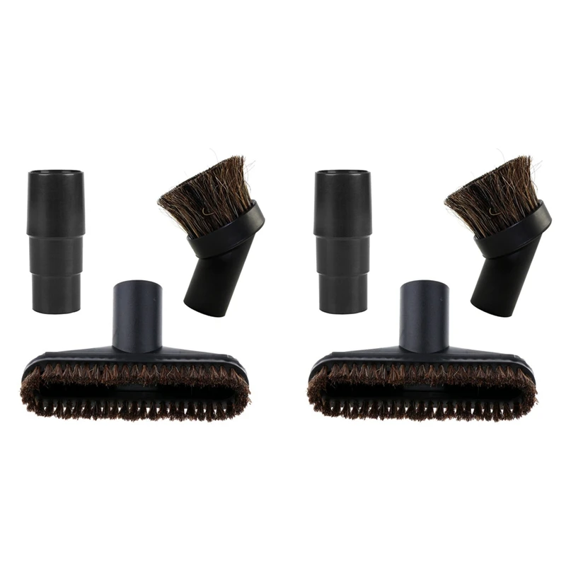 HOT!2X Assorted Vacuum Cleaner Brush Head Nozzle Horsehair Replacement Parts With 32/35Mm Adapater
