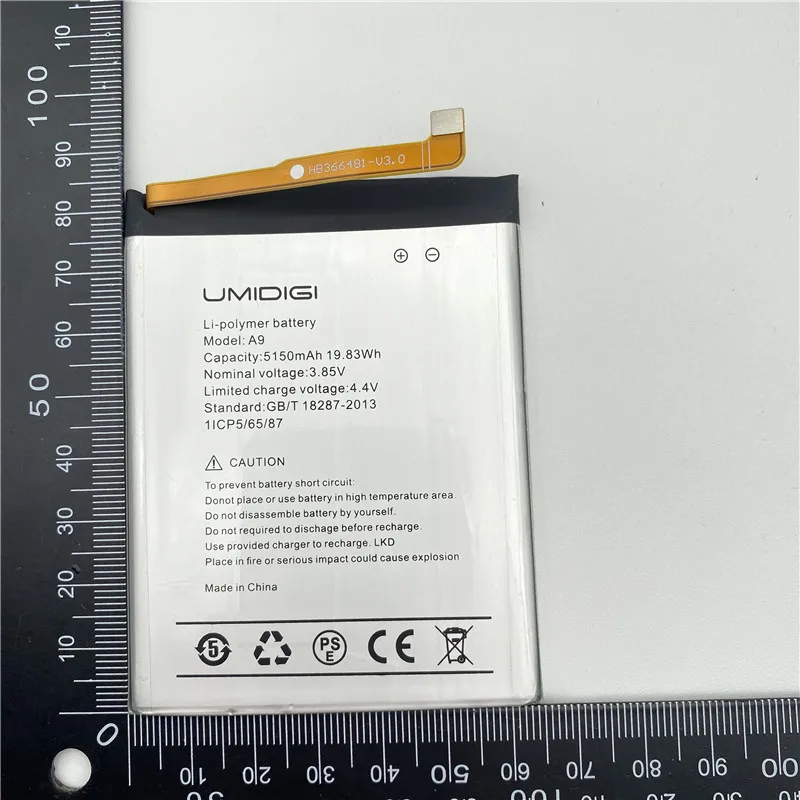 В наличии для UMIDIGI A9 аккумулятор 5150mAh Замена + номер отслеживания батарея новая