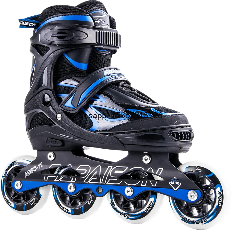 Взрослые роликовые коньки с 3 большими колесами популярные спортивные