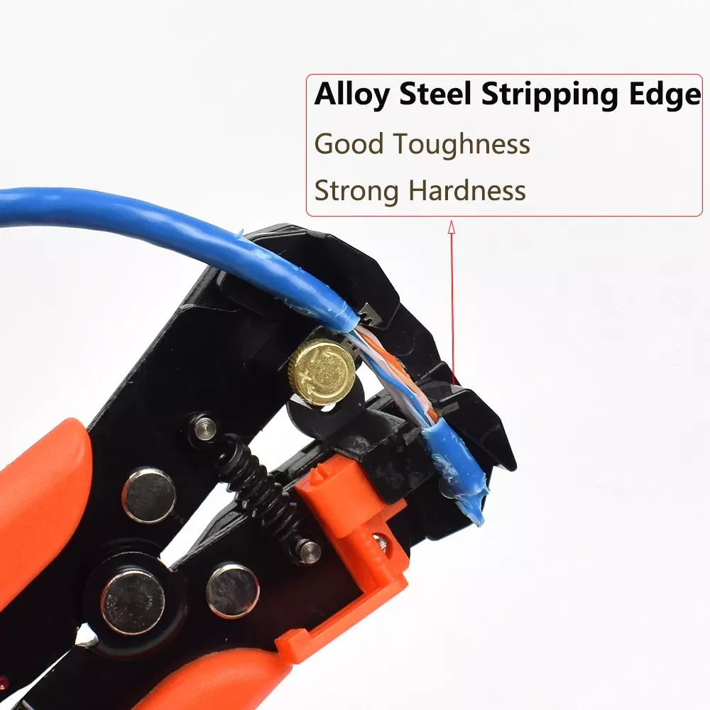 

Cable Wire Stripper Cutter Crimper Automatic Multifunctional Crimping Stripping Plier Tools Electric Hand Tool