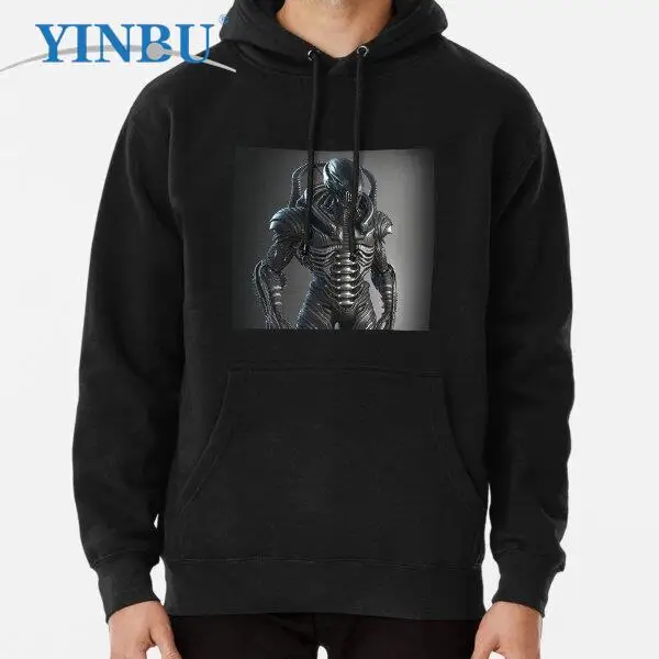 

Мужской пуловер с капюшоном на Android Alien Xenomorph