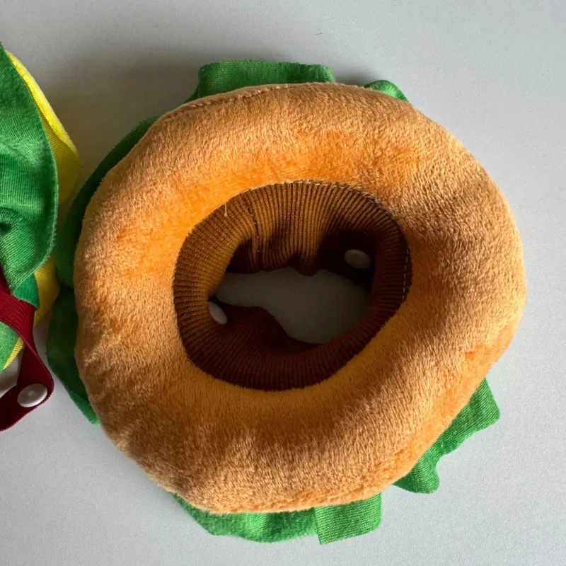 Шляпа для домашних животных в форме гамбургера шляпа гамбургеров забавная собак