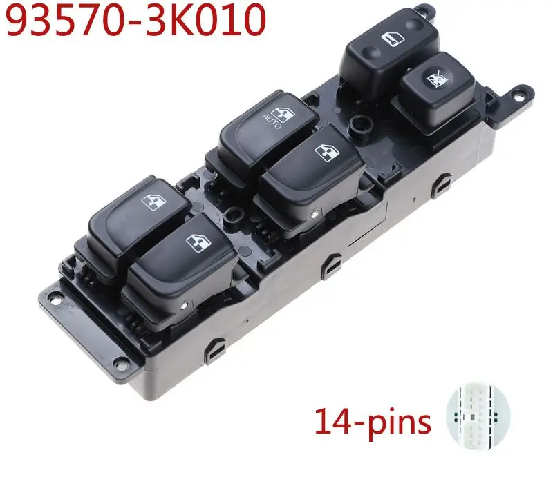

Переключатель электростеклоподъемника 93570-3K010 935703K010 Master для Hyundai Sonata 2005-2007
