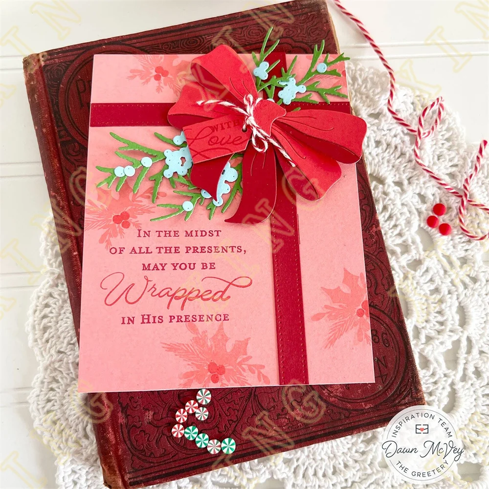 Ботанические: металлические высекальные штампы для скрапбукинга рельефные