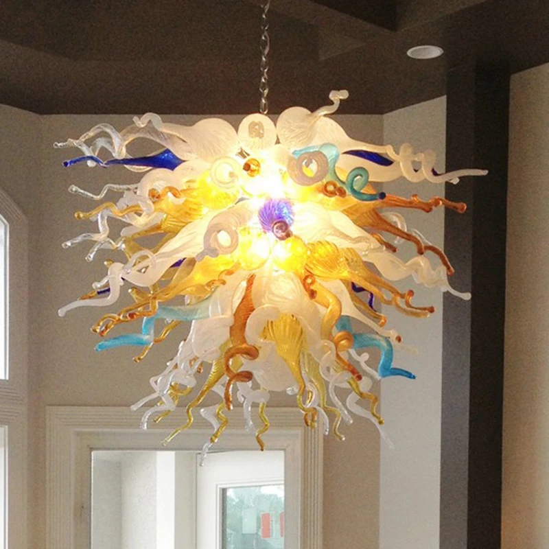 Люстра из дутого стекла NoEnName_Null