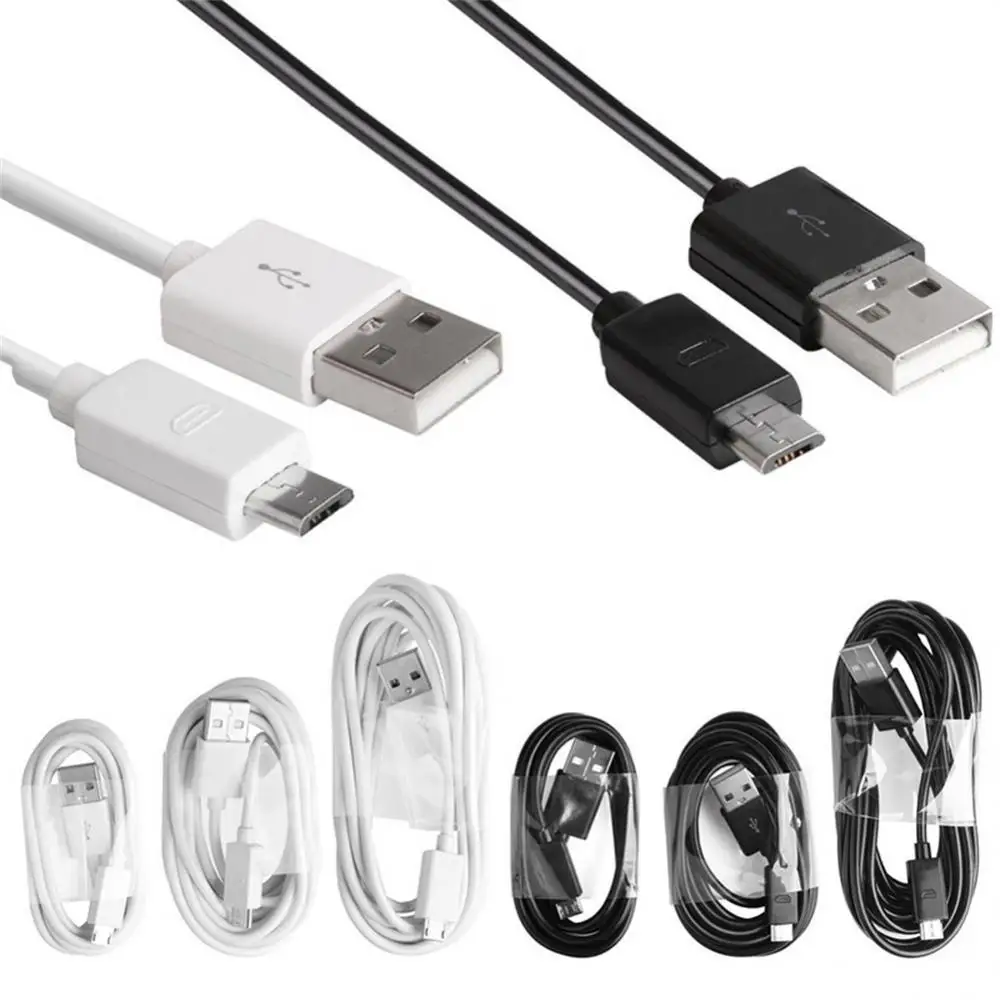 

Charging Cable Long Parachute Cord 1m /1.5m/ 2m Micro USB Port For Android Phones Data Lines Mobile Phone Cables Hot Sale