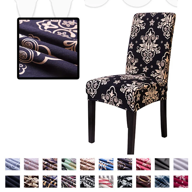 

Stretch Dining Universal Size Big Elastic Spandex Chair Covers Wedding Stretch Cushion Chair Shair Covers Slipcover For Chair