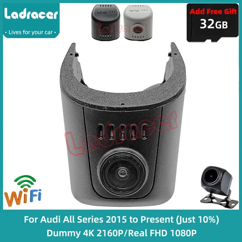 

Ladracer AD07-E 2K 1440P Car DVR Wifi Dash Cam Video Recorder For Audi A3 A4 B9 A5 A6 A7 A8 TT R8 S3 S4 S5 S6 S7 S8 Q3 Q5 Q7 Q8