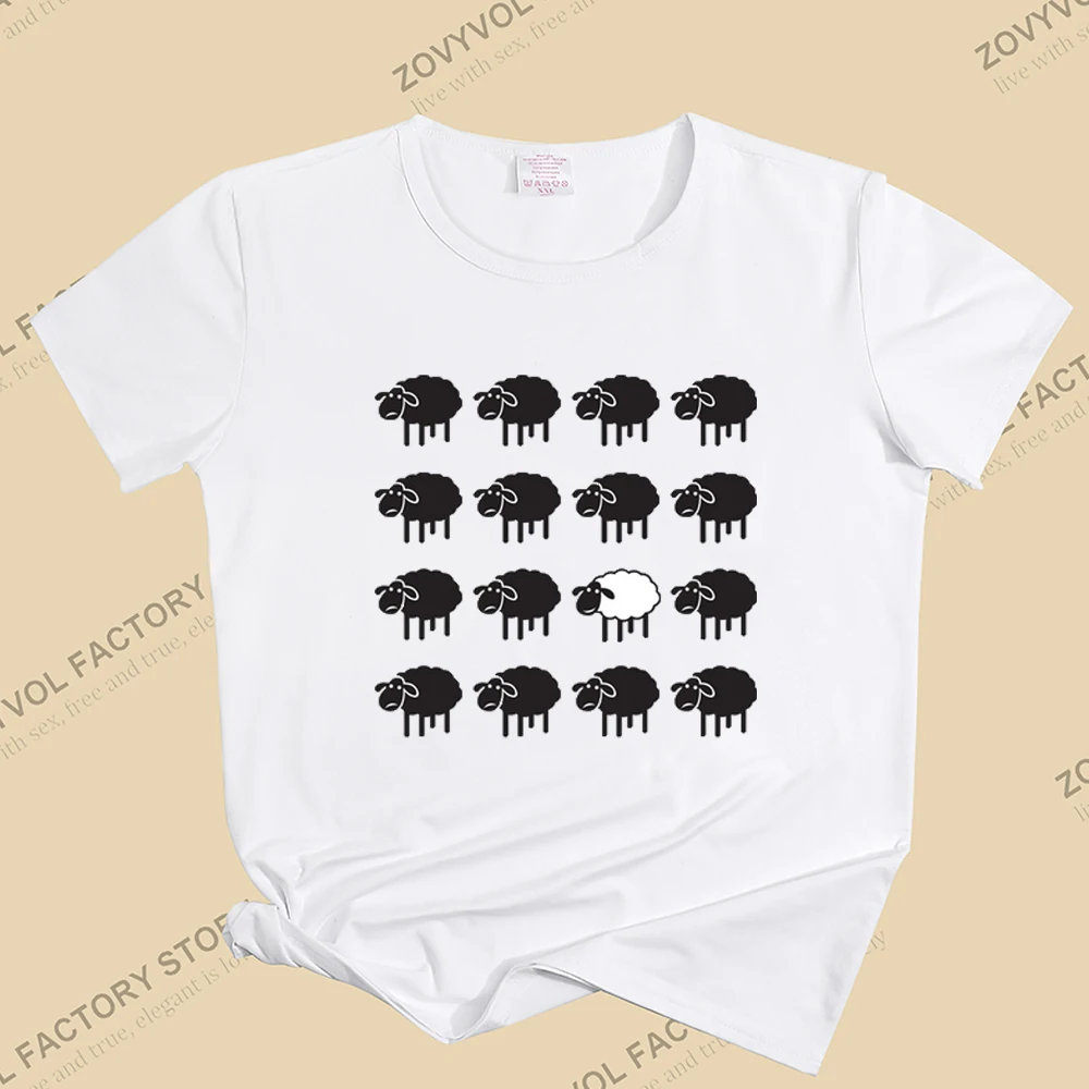 

2023 Summer New Women T shirt Harajuku Cute Funny Print Tee Top Casual Style Female T-shirts Fashion Short Sleeve Woman Clothing