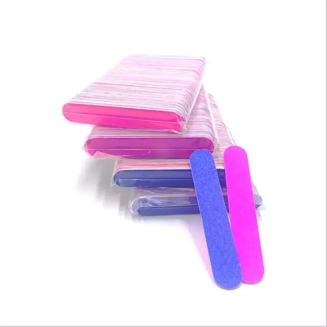 

Free Shipping 1000PCS Mini wood Nail Files Wood Files Manicure and Pedicure Trimming Tips Nail Sticker