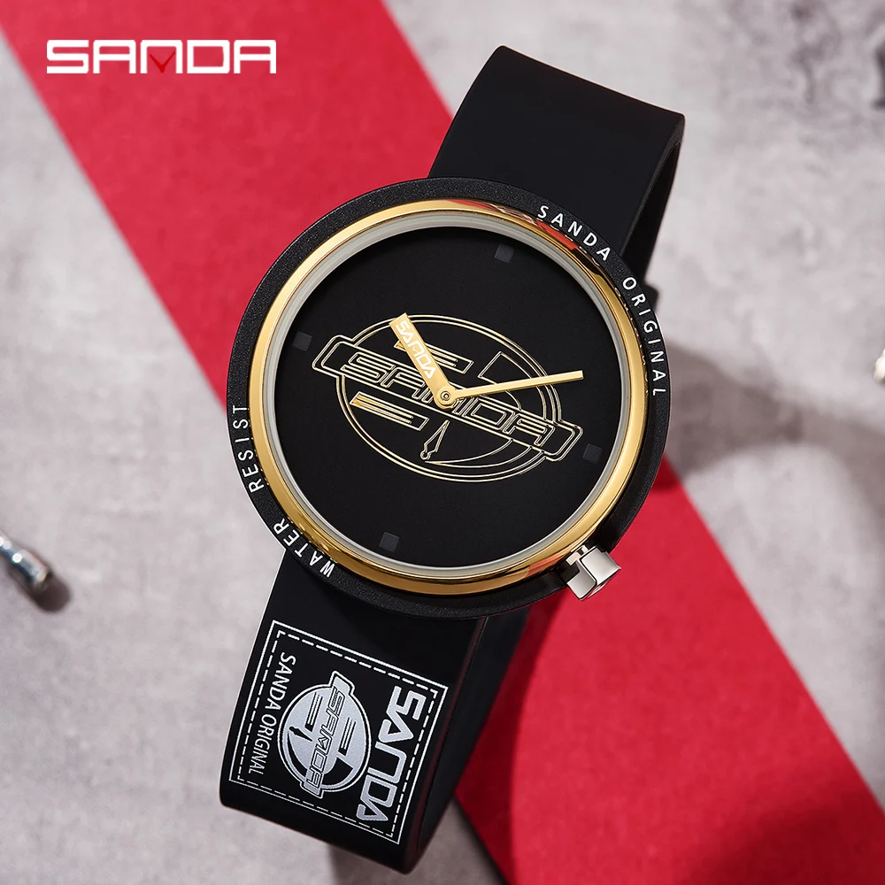 SANDA 2023 New Women's Watches Simple Fashion Quartz Watch 50M Waterproof Wristwatch for Women Clock Relogio Feminino 3202 enlarge