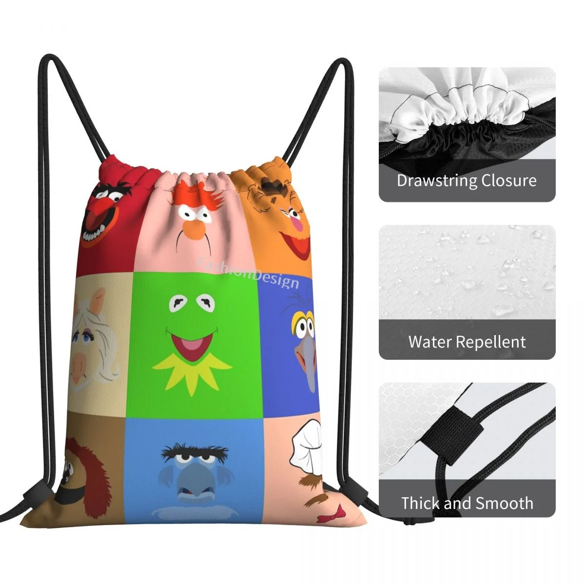 Милые сумки на шнурке Улица Сезам Многофункциональный переносной рюкзак для