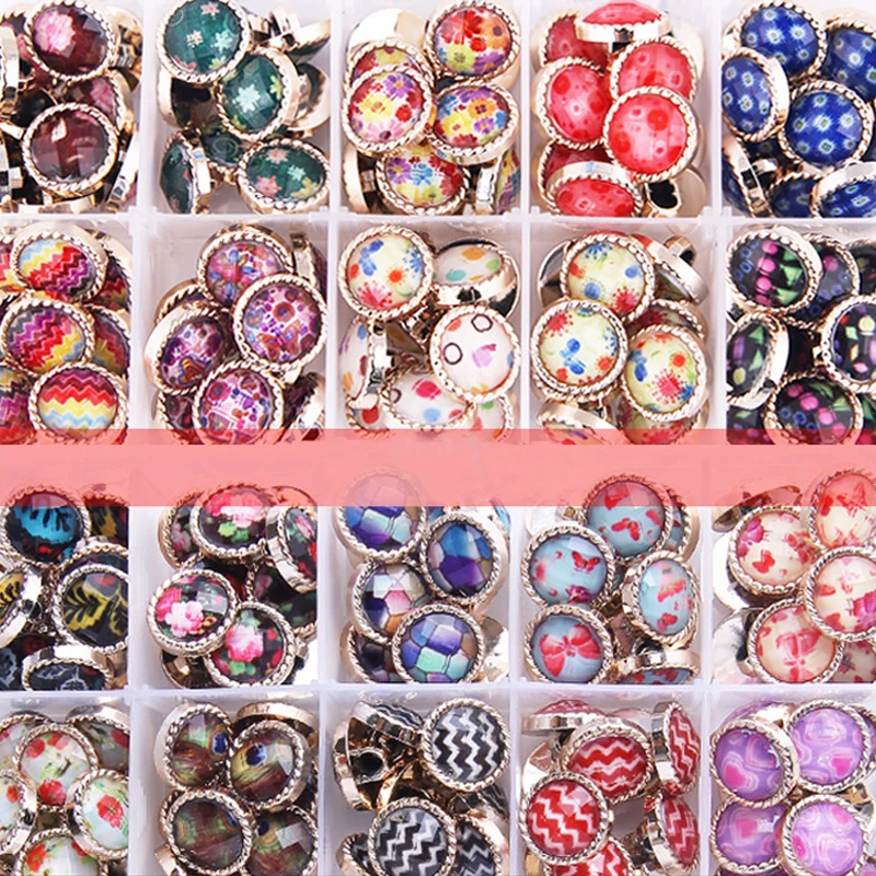 

Boxed 100 pcs Men Women Shirts Buttons Children's Knitwear Buckles High Quality DIY Household Sewing Buttons