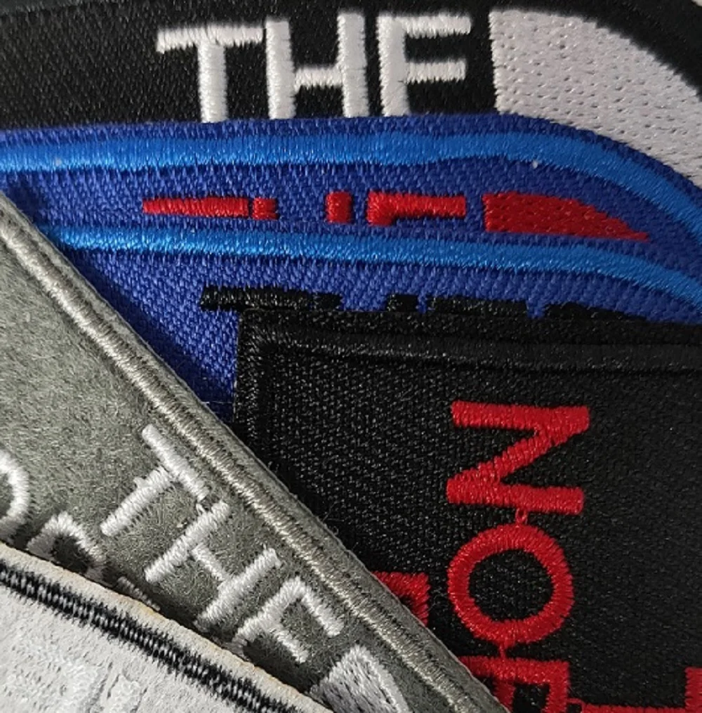 

5pcs America Brand logo North ironing Embrodiered Appliques DIY Letters Patches Sew for Clothing down jacket hat Backpack Decor