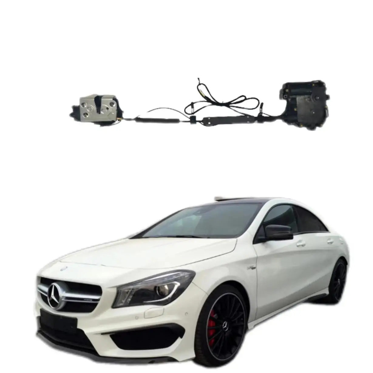 

Electric Soft Closing Power Liftgate Refitting Plug And Play Car Door Suction Electric For Benz CLA