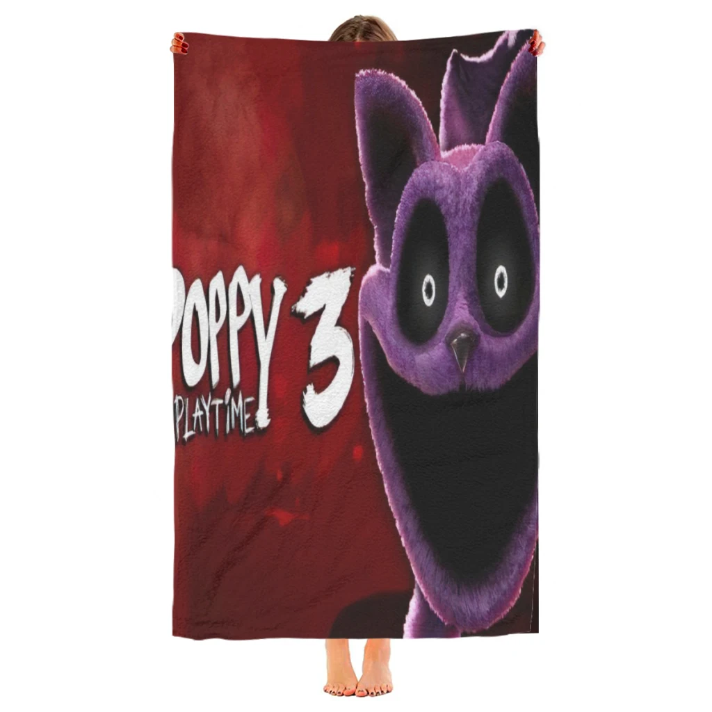 H-Huggy-W-Wuggy Пляжное полотенце Пончо Банные полотенца Накидки Быстросохнущие без