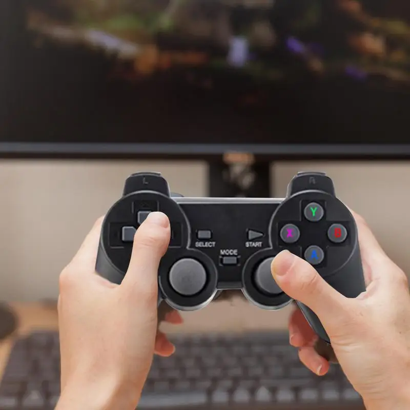 

Консоль игровая Беспроводная ретро, 2,4 ГГц, 2 джойстика, 4K HD