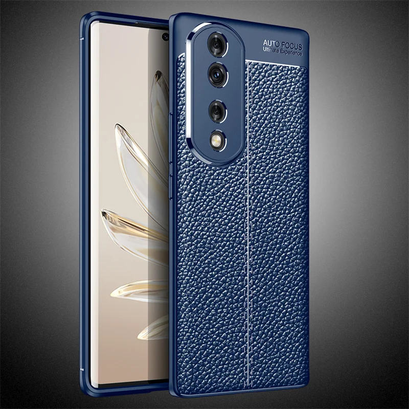 For Honor 70 Pro Case For Honor 70 Pro Cover Shockproof TPU Soft Leather Style Protective Phone Shell Bumper For Honor 70 Pro