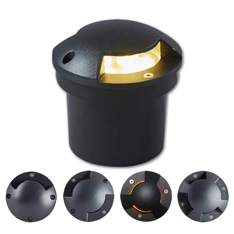 Светодиодный светильник для ног, наружный водонепроницаемый встраиваемый угловой светильник для прохода, для помещений и улицы, ступенчатый светильник для лестницы, AC110V-220V/DC12V Светодиодный светильник для ног, наружный водонепроницаемый встраиваемый угловой светильник для прохода, для помещений и улицы, ступенчатый светильник для лестницы, AC110V-220V/DC12V