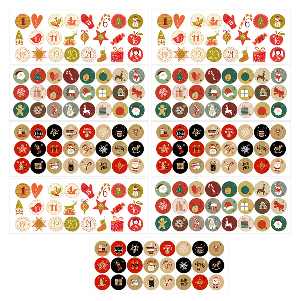 

Sticker Gift Christmas Stickers Sealing Envelope Bag Holiday Decorative Seal Labels Packing