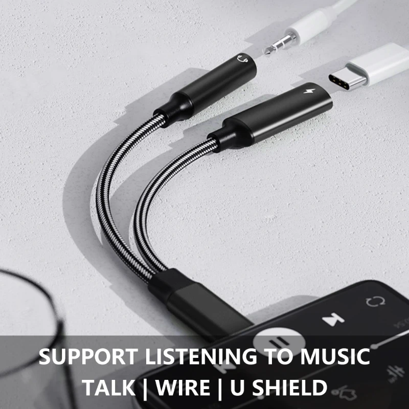Конвертер для наушников USB C — Адаптер папа на мама