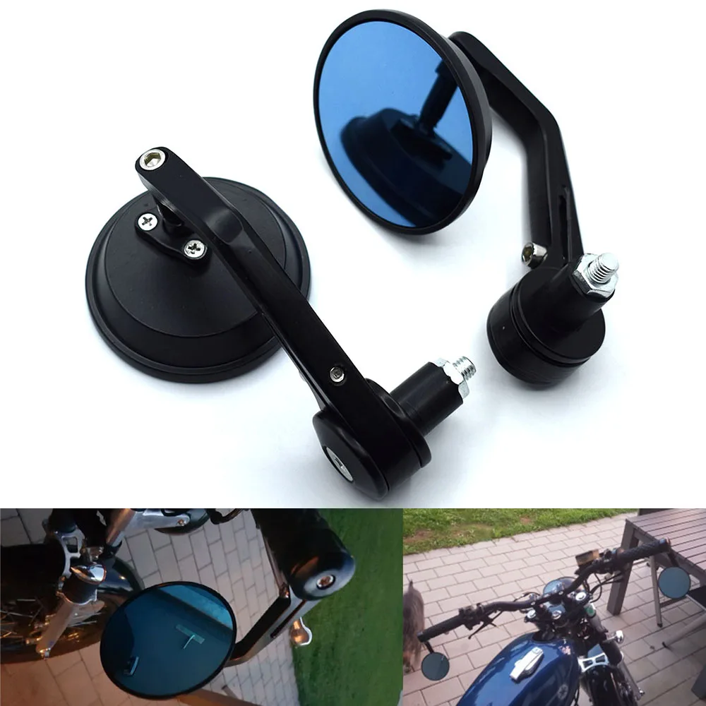 

Universal 7/8" 22mm Motorcycle Rear View Mirrors Handlebar End Mirror for kawasaki suzuki honda yamaha KTM Ducati BMW Triumph
