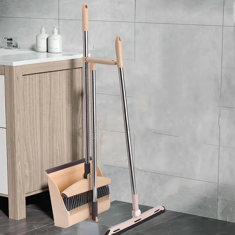 

Щетка от пыли и пыли, набор стеклоочистителей для домашней уборки, пыли, волос, протирать воду для подметания, ковш для мусора, для дома, кухни, Волшебный складной