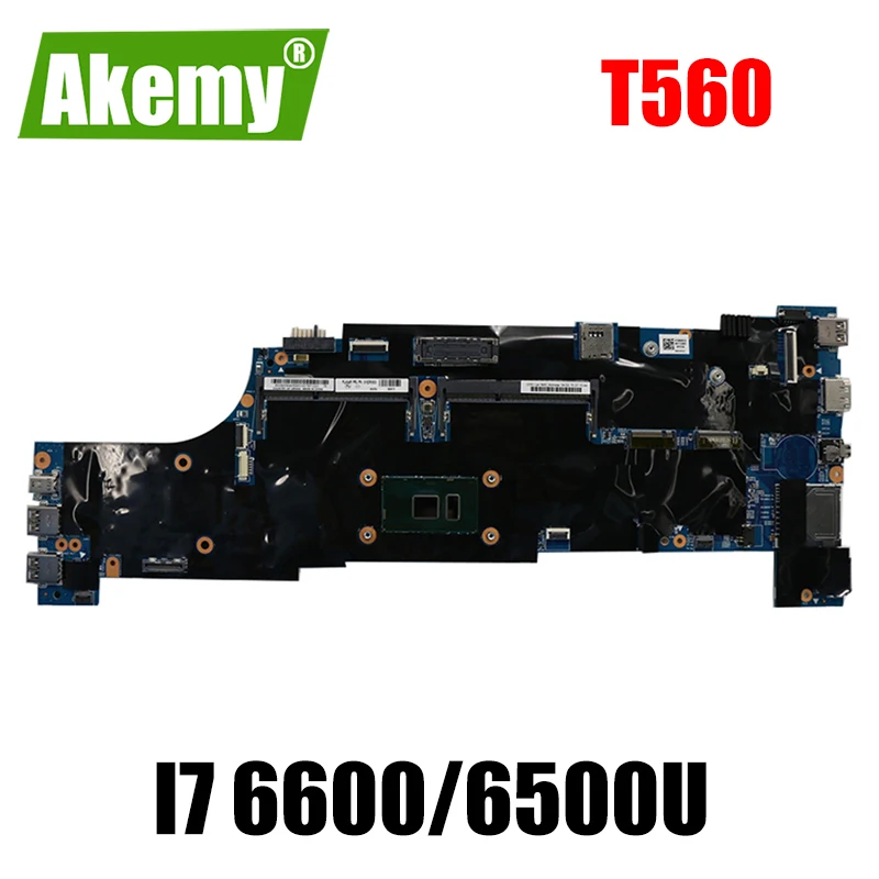 

For Lenovo ThinkPad T560 laptop motherboard with CPU i7 6600/6500U tested 100% work FRU 01AY457 01AY332 01ER007