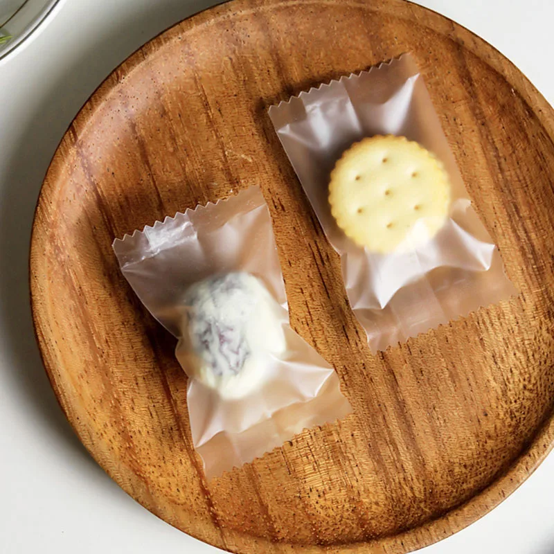 

AQ Simple Style Party Decor Daily Save Disposable Cellophane DIY Bag Frosted Baked Goods Jewelry Mechanical Seal Storage DIY Bag