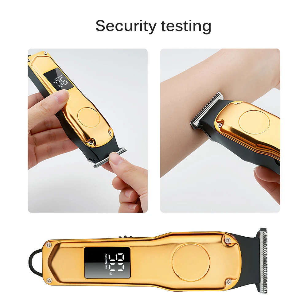 

Машинка для стрижки волос Мужская электрическая, беспроводной триммер для волос, профессиональный триммер для бороды, с насадкой-гребнем