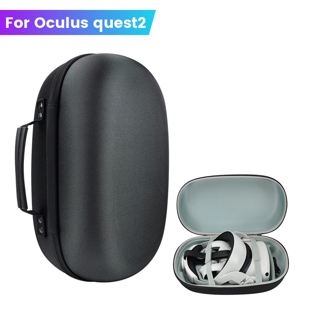 

Hard EVA Storage Bag For Oculus Quest 2 BOBOVR M2 Headset Portable Box Carrying Case For Quest 2 VR Halo Strap Accessories