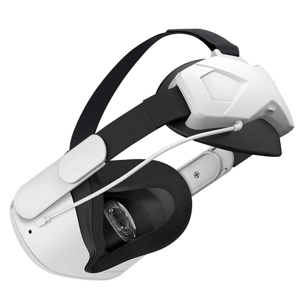 

Эргономичный ремешок для головы VR, перезаряжаемый внешний аккумулятор, дышащий аккумулятор на 5000 мАч, съемная повязка на голову, игровое об...