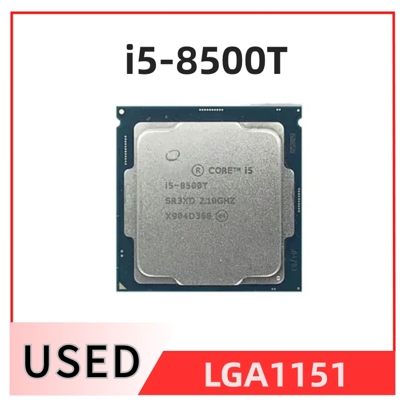 

Core i5-8500T 2.1 GHz Six-Core Six-Thread CPU Processor 9M 35W LGA 1151