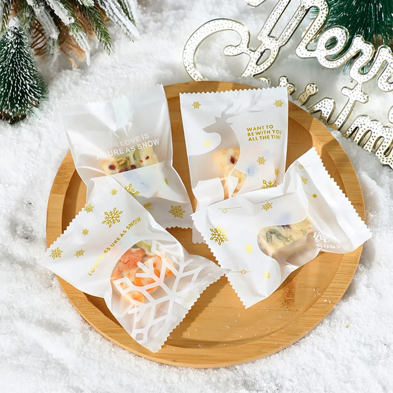 Рождественские пакеты для сладостей DLHRB, 100 шт.