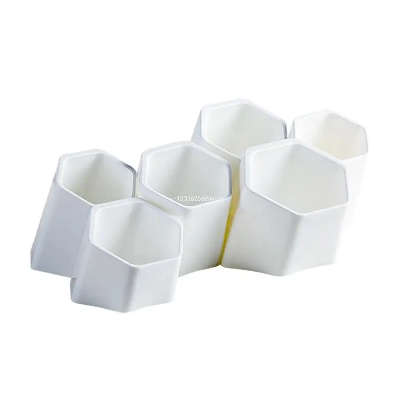 Наклонный держатель для ручек настольный карандашей чашка с 6 отделениями