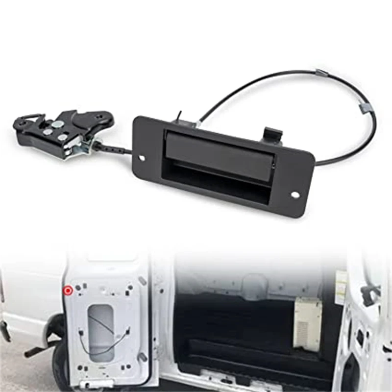 

Правая боковая навесная дверная защелка с ручкой для 2010-2018 Ford Econoline E150 E250 E350 AC2Z-15264A01-A