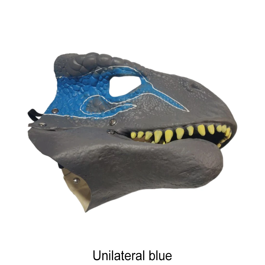 3D маска динозавра Реалистичная Раптор динозавр движущаяся челюсть высокое