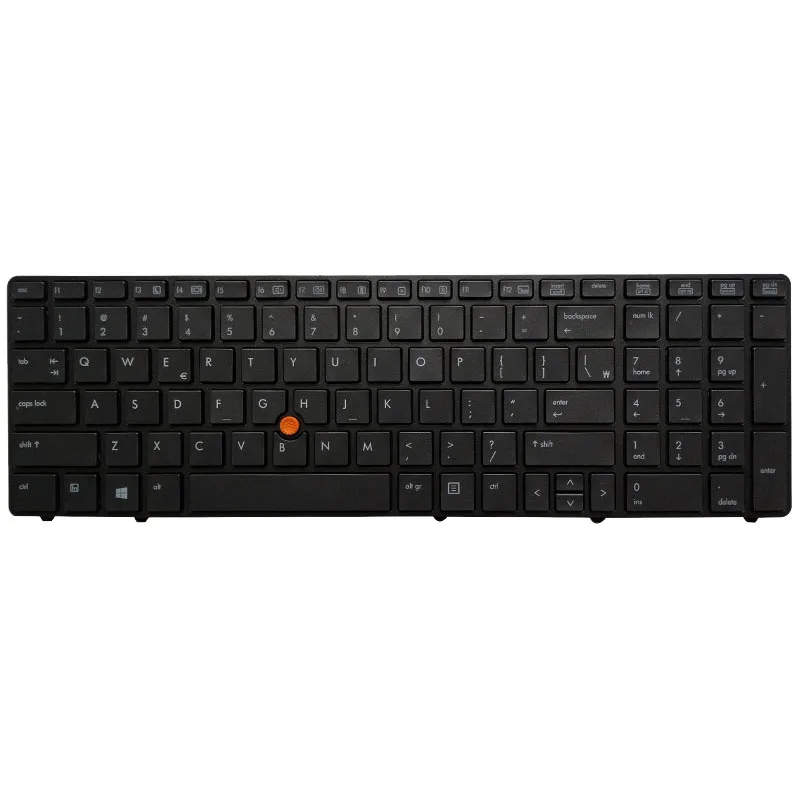 НОВАЯ американская клавиатура для ноутбука HP Elitebook 8560W 8570W английская с