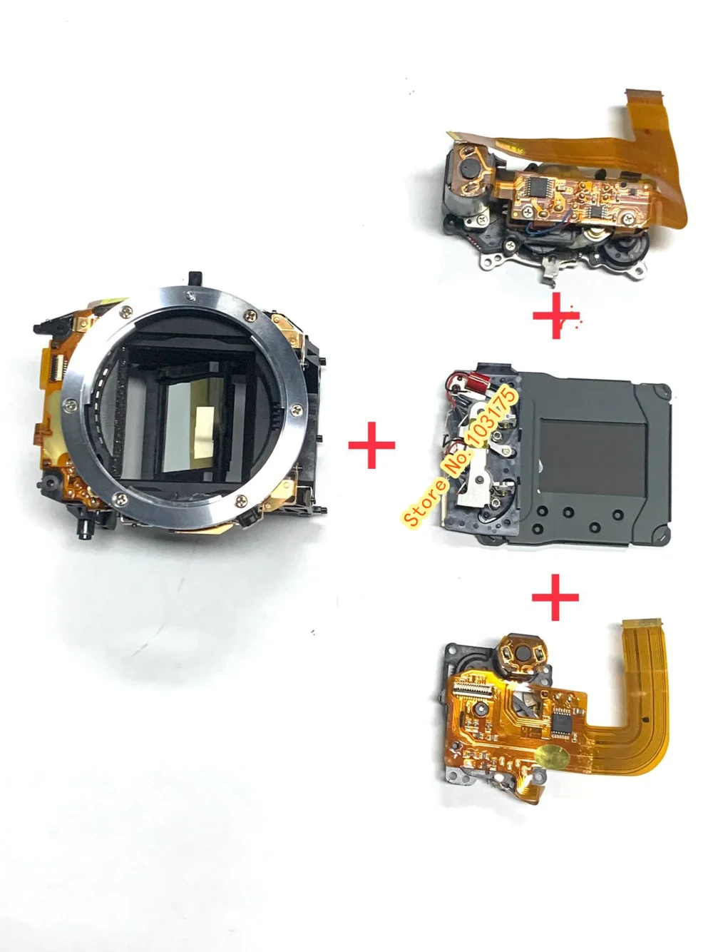 100% Original Mirror Box Assembly Unit Part + Shutter and Motor For Nikon D5200 Camera Repair | Flex Cables