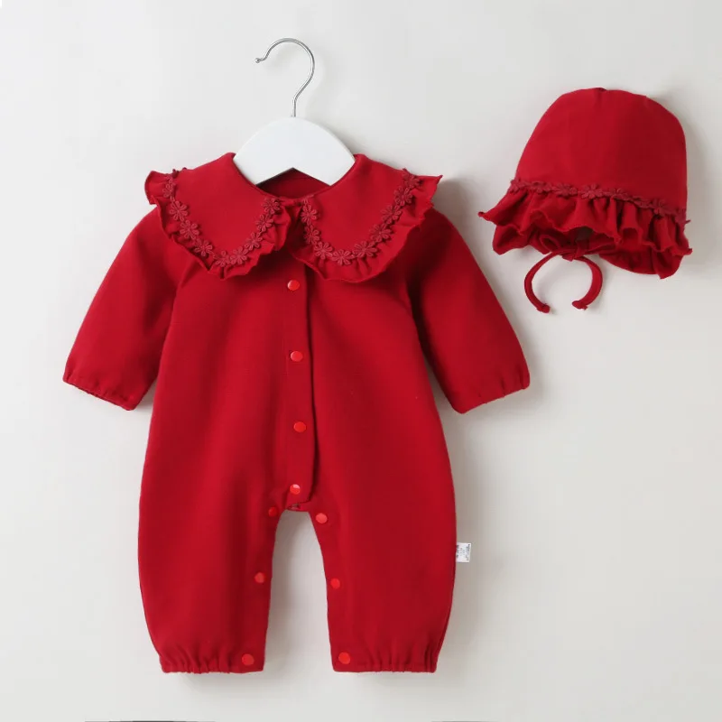 

Baby Girl Clothes Baby Jumpsuit Baby Girl Female Treasure Newborn Harbin Clothes Crawling Clothes Female Baby Clothes
