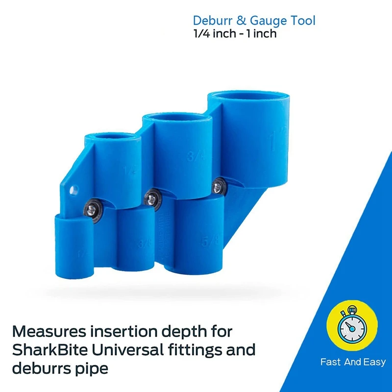 Полноразмерная 1/4-1 дюймовая труба для удаления заусенцев и инструмент глубины