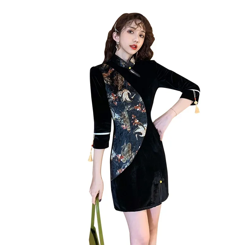 Пикантные японские платья вьетнамская одежда пикантное китайское платье чонсам