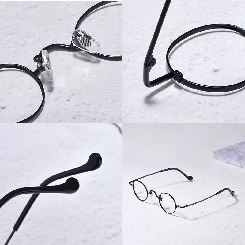 DOFTA титановые винтажные круглые очки в оправе для мужчин по рецепту женские