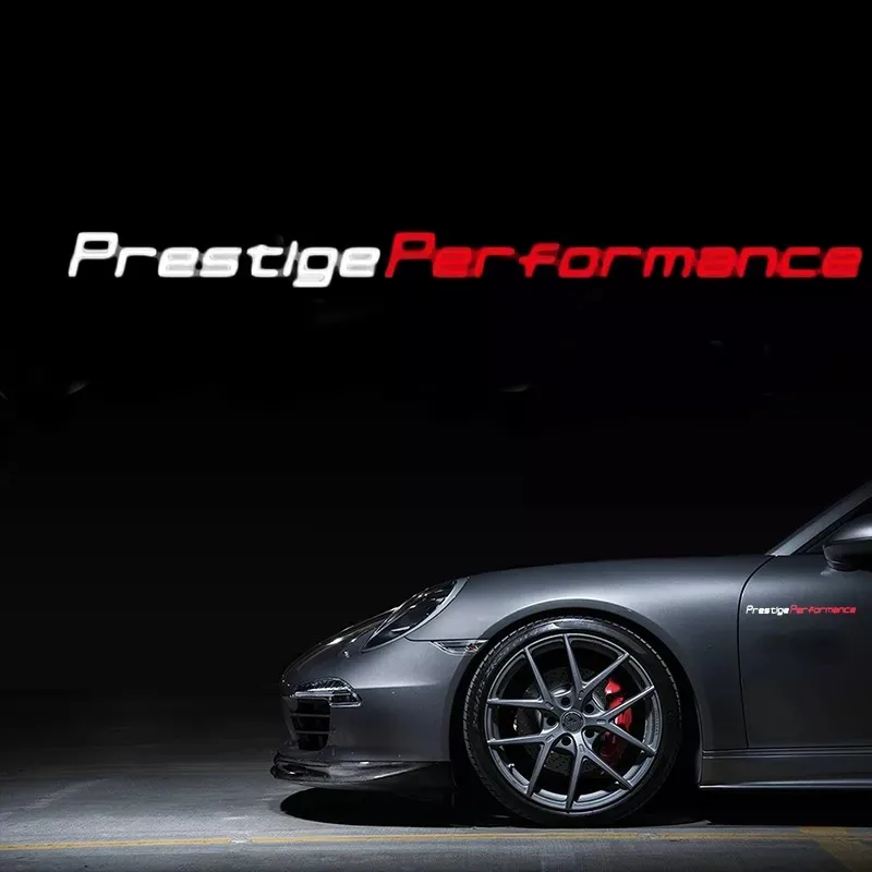 

1Pc Prestige Performance English Car Sticker Windshield Reflective Decals Car Styling Car Accessories 55x5cm Sticker