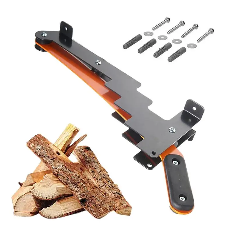 

Настенный деревянный разветвитель Kindling, ручной деревянный разветвитель из углеродистой стали, сверхпрочный удобный деревянный разветвитель Kindling Cracker