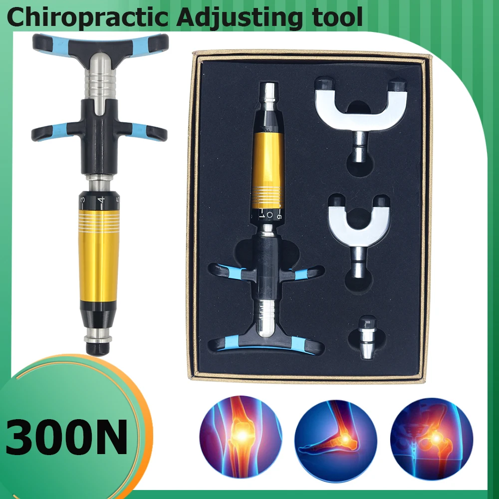 

New Chiropractic Adjusting Tool Manual Adjustment Gun Spinal And Bone Correction Health Care Therapy Body Pain Relax Massager